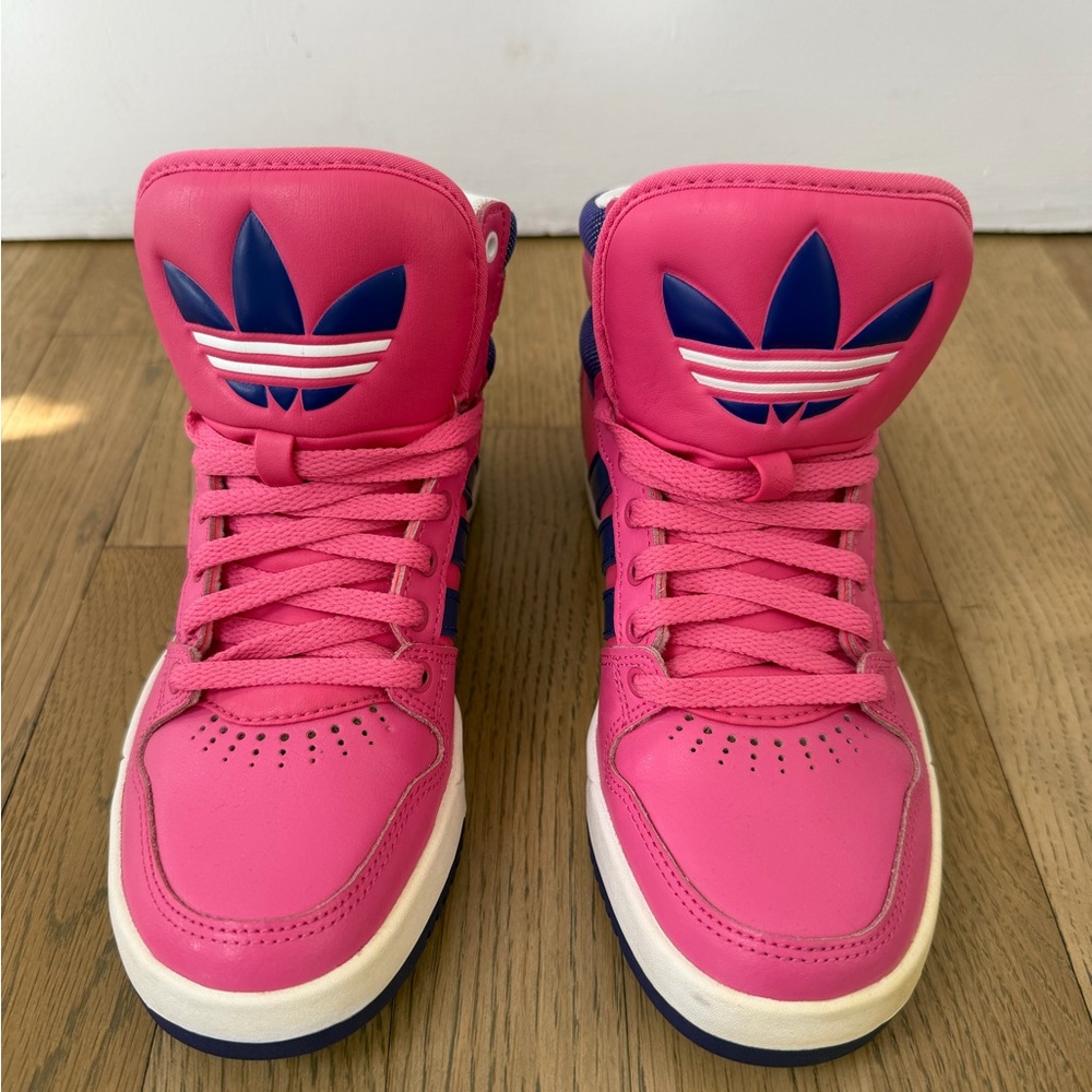 Adidas purple pink hightops - Picture 2 of 16